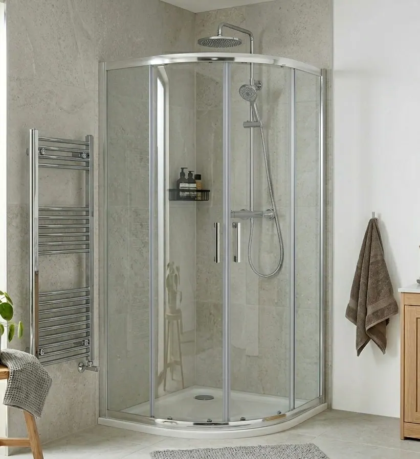 Shower Tray and Enclosure in Wolverton